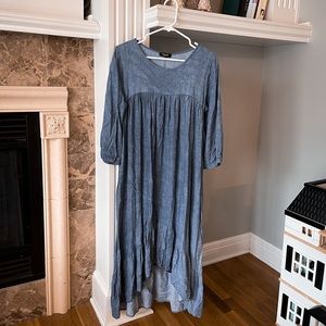 Roolee | Chambray dress | nursing friendly | L